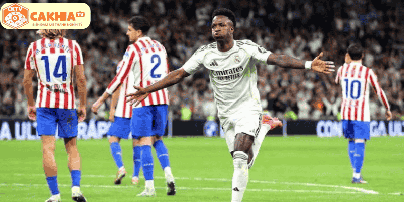 Vinicius đã có 11 bàn thắng tại La Liga mùa này.